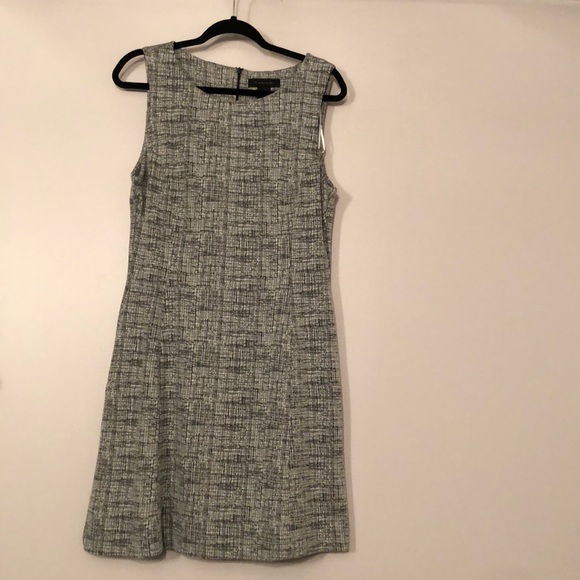 NWOT Tahari Geometric Fit-and-Flare Knitted Dress - Picture 1 of 4
